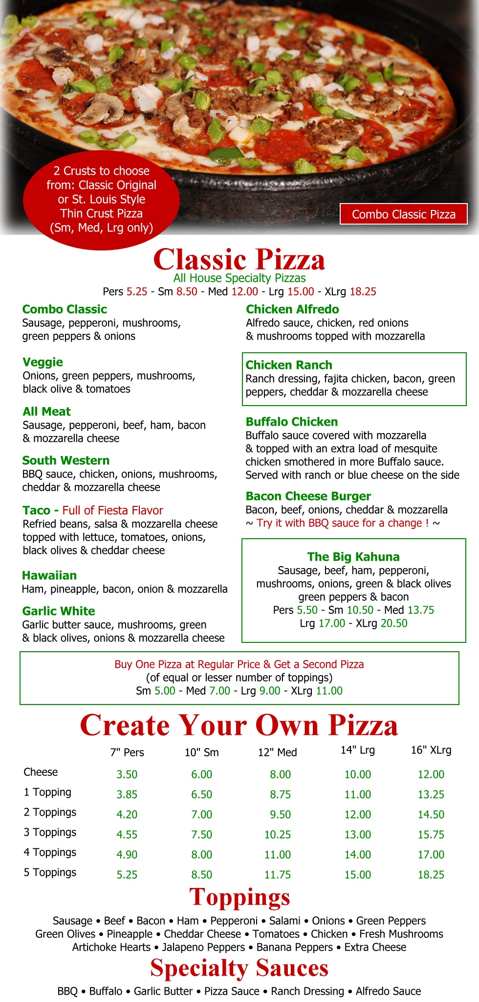 Loading Menu Page ....